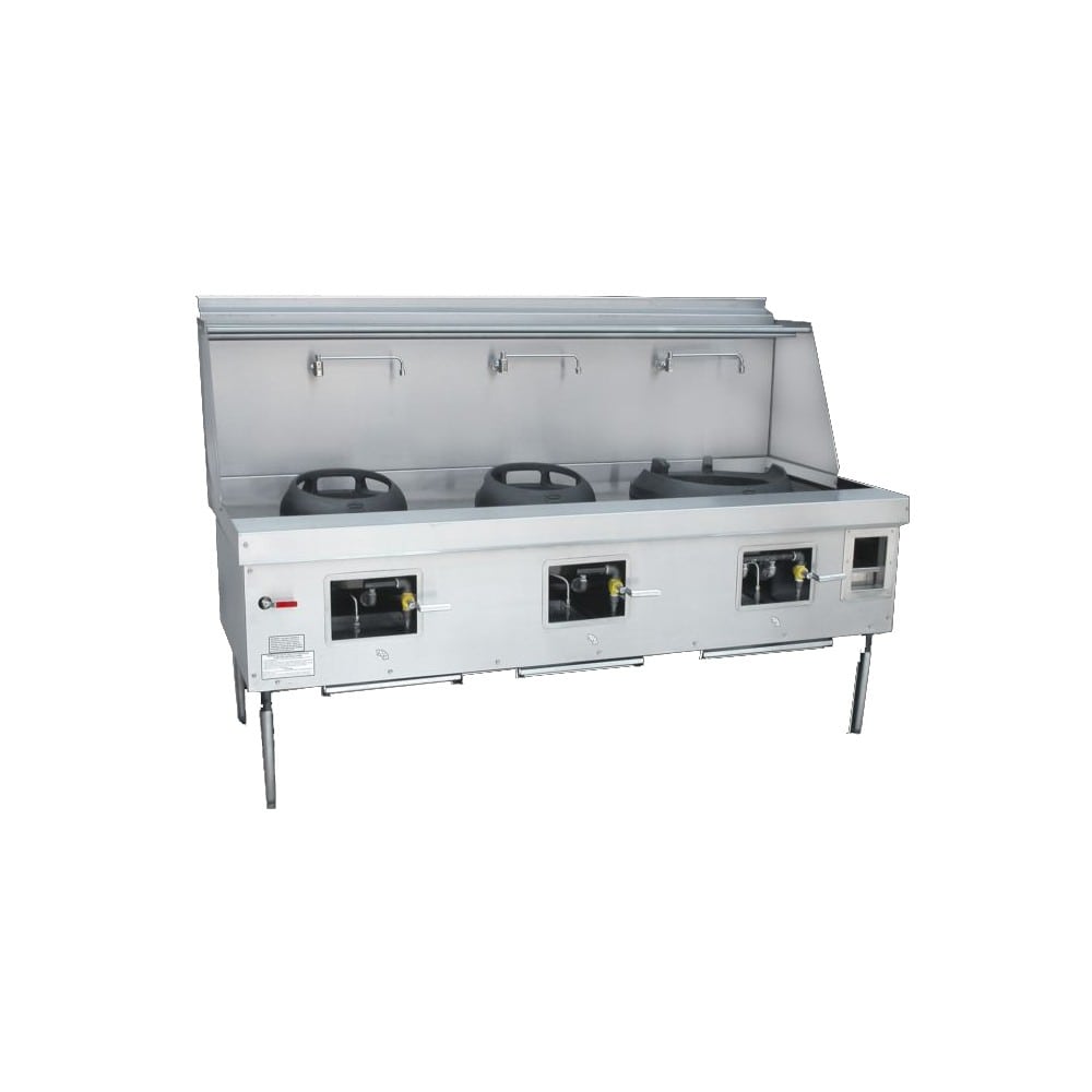 Chinese Cooking Three Burner Range 3