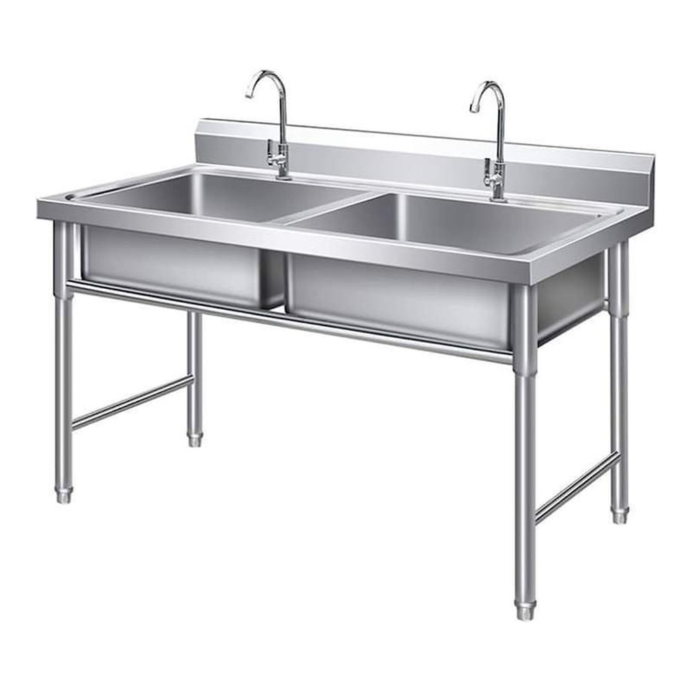 Stainless Steel Double Slot Kitchen Sink 1