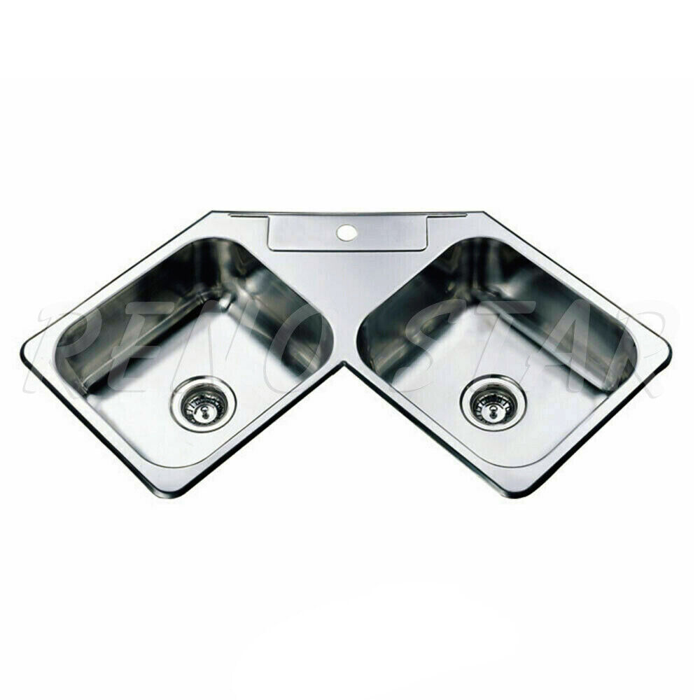 Stainless Steel Double Slot Kitchen Sink 4