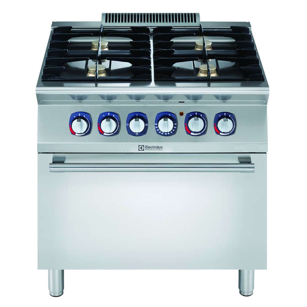 Stainless Steel Four Burner with Oven 2