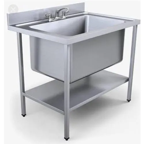 SS Single Bowl Sink Table